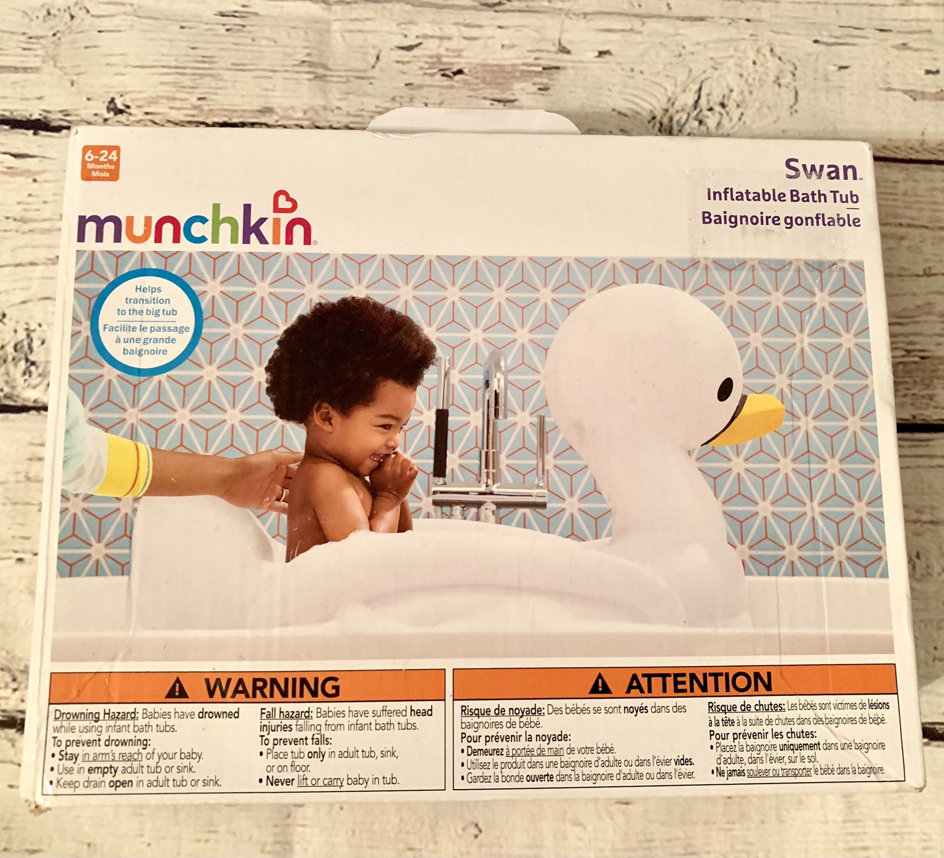 Munchkin White Hot Inflatable Duck Tub