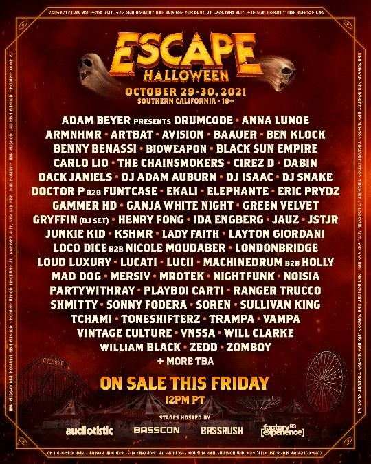 Escape Halloween 2021 2 Day Ticket