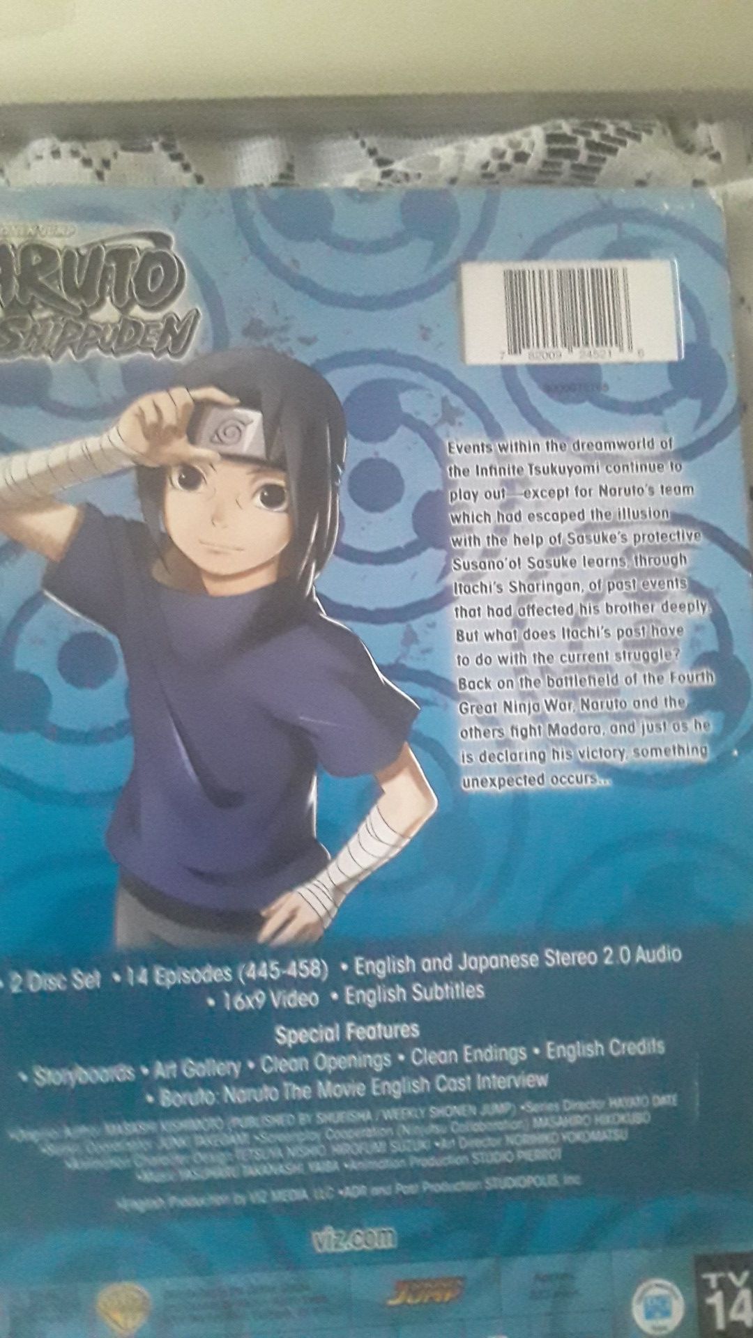 Naruto shippuden 35 DVD set thirty five episodes 445-458 original &uncut