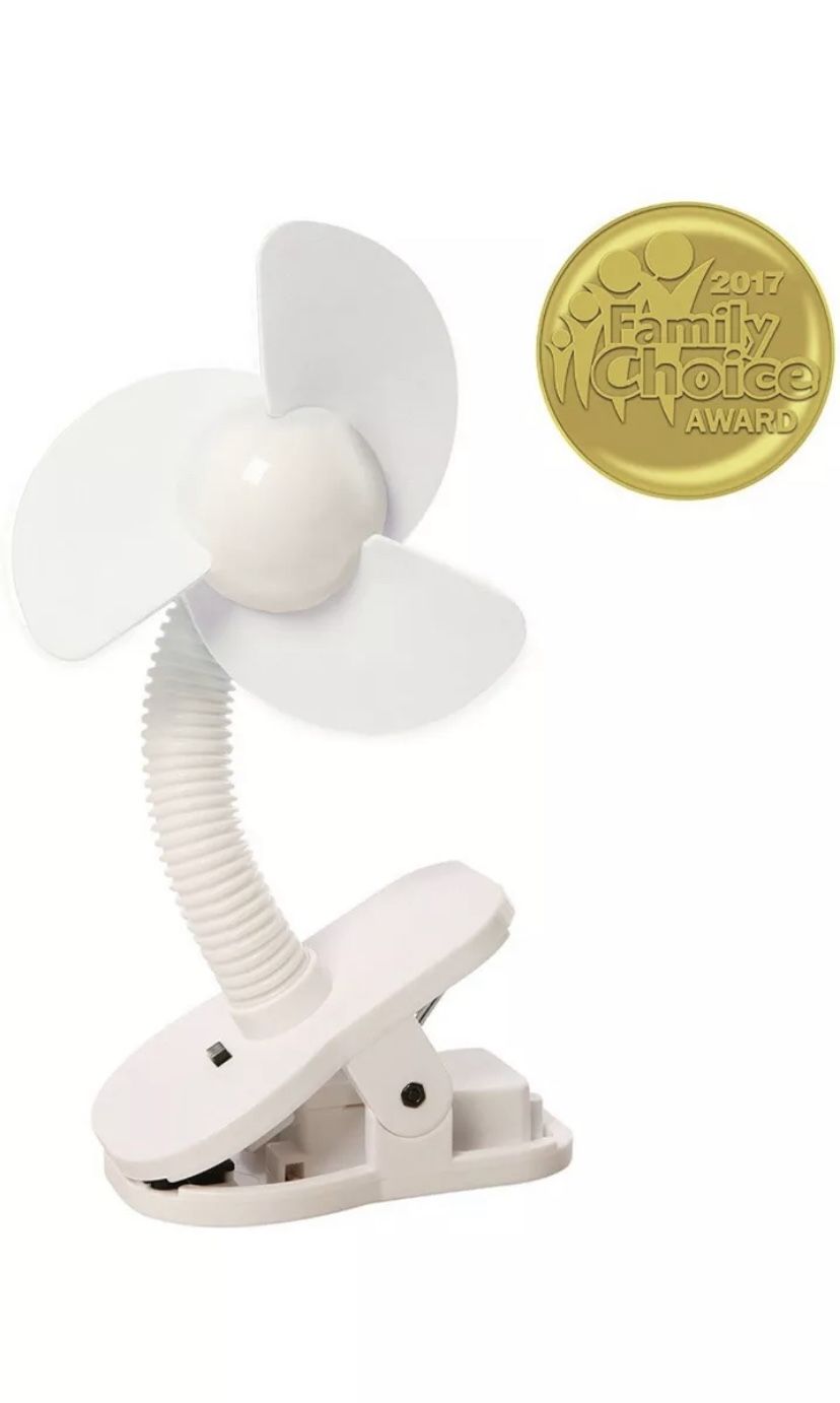 Dream Baby Stroller Buddy Clip-On Fan (White)