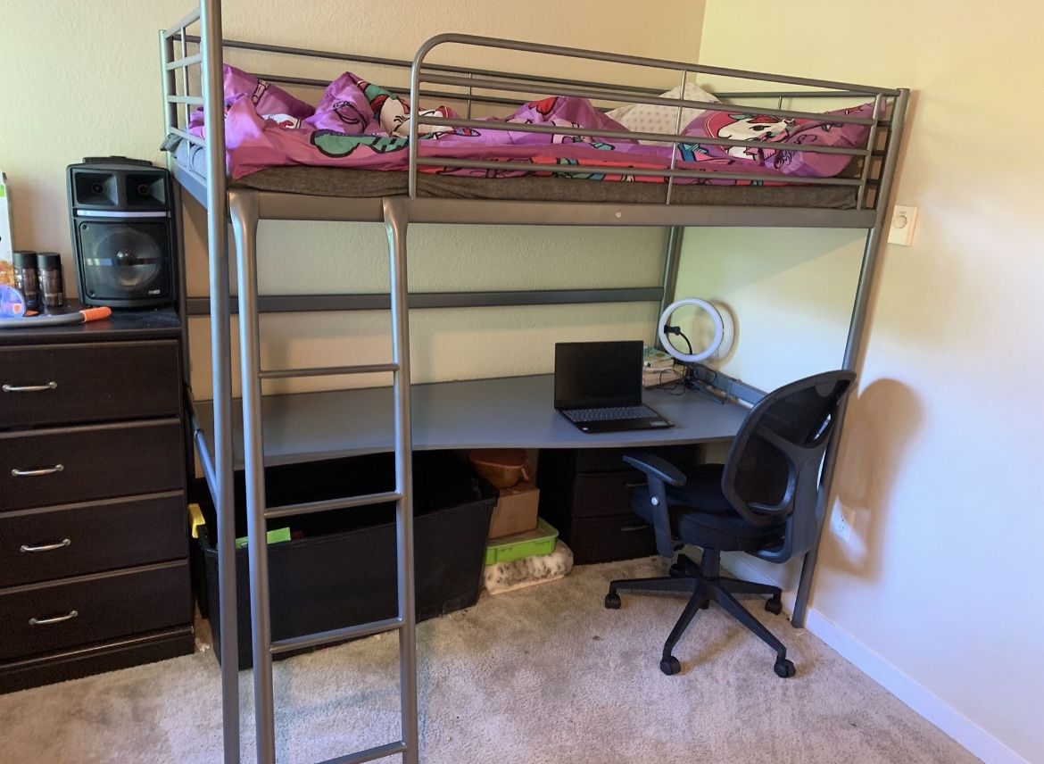 Bed With Desk- Litera Con Escritorio