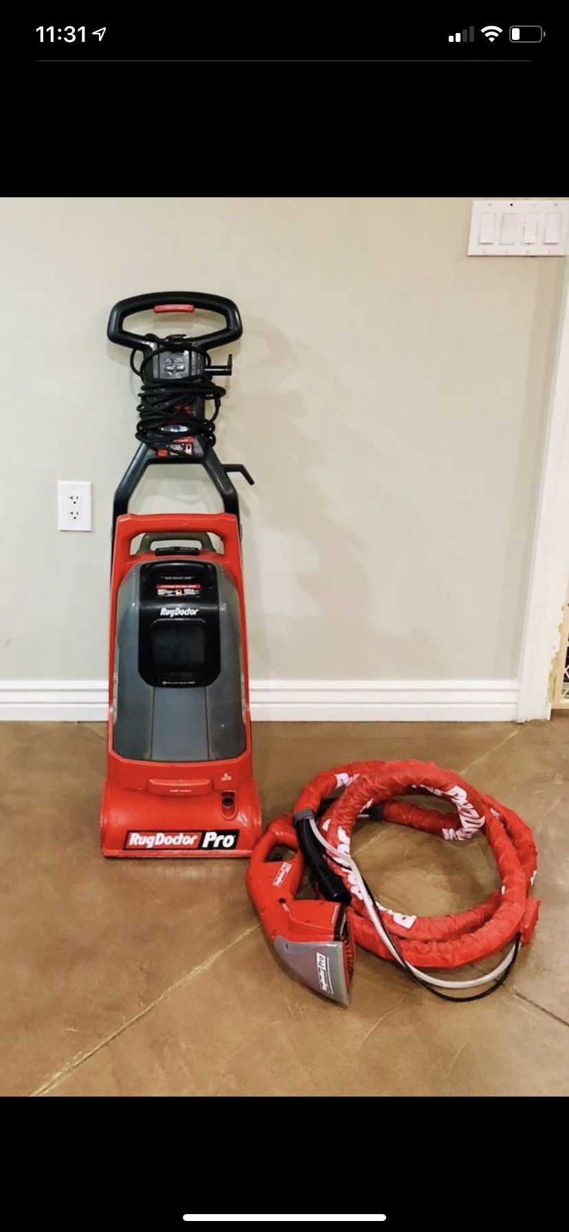 Rug doctor pro With Motorized upholstery tool