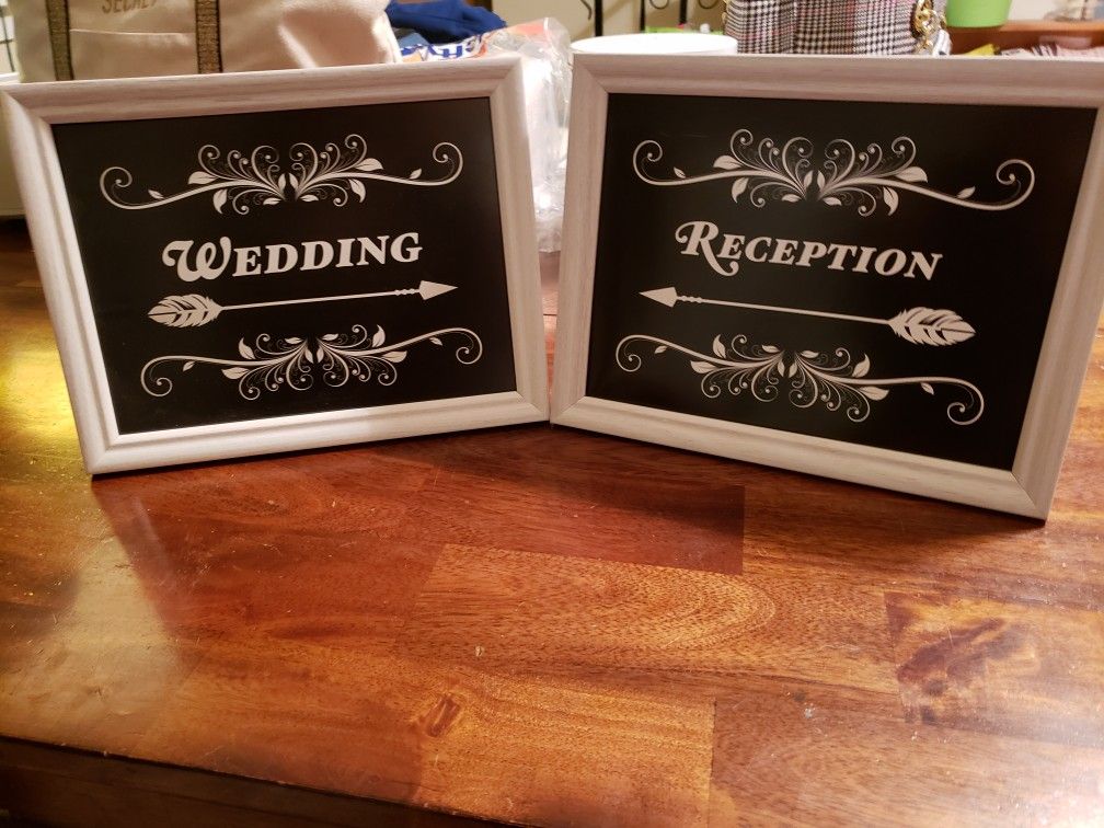 Wedding signs