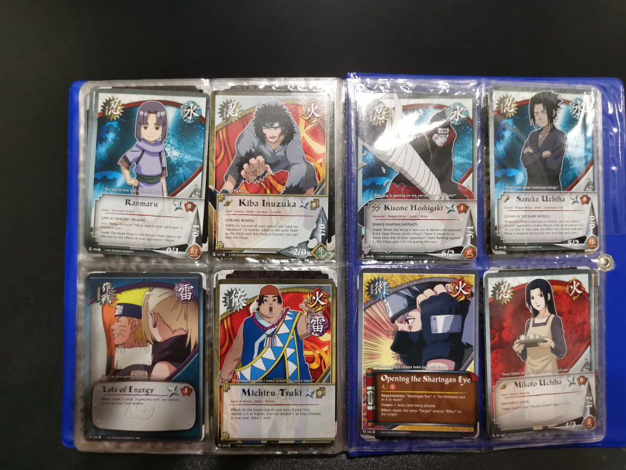 68 Assorted Naruto Trading Cards