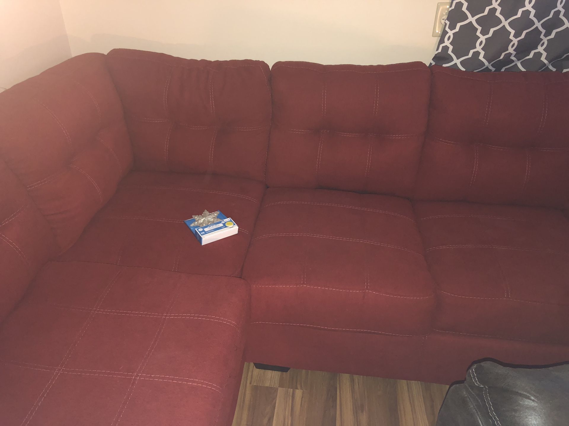 sienna sectional with RAF chase and full sleeper sofa like new! Need to sell this week!