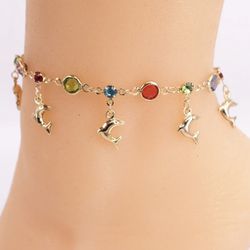Gold Plated Brass Anklets Thumbnail