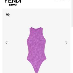 Fendi X Skims High Neck Body Suit large  Thumbnail