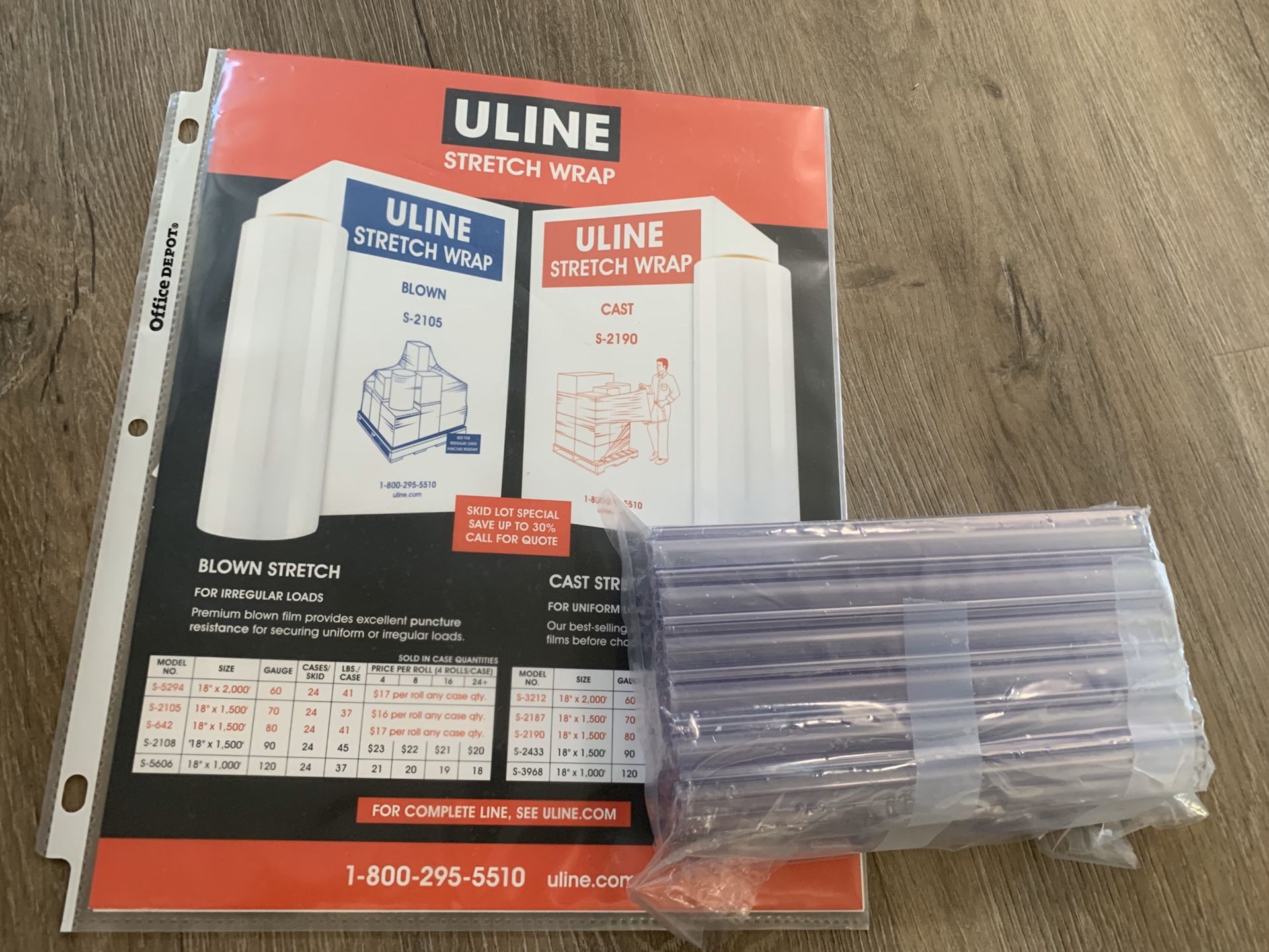 ULine Clear Labels made for Metal shelving!