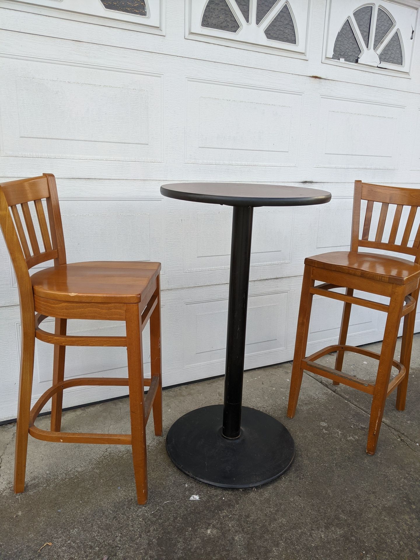 Bar Height Patio/Cafe/Restaurant Tables For 2 (2 Sets)