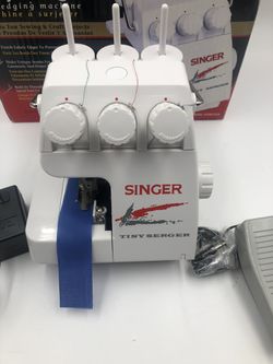 Singer Tiny Serger Sewing machine TS-380 Plus New Open Box  Thumbnail