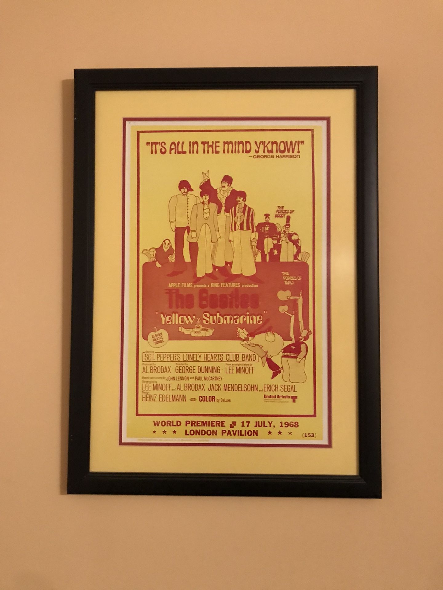 Lot of Beatles Artwork with Frames