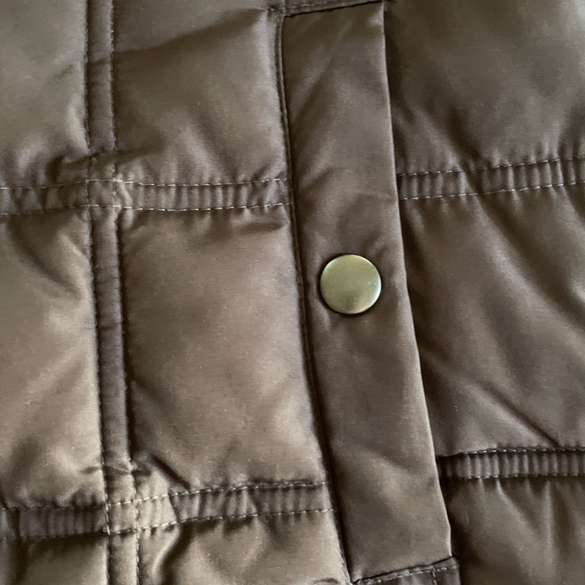 Gap Quilted Down Vest W/ Hood