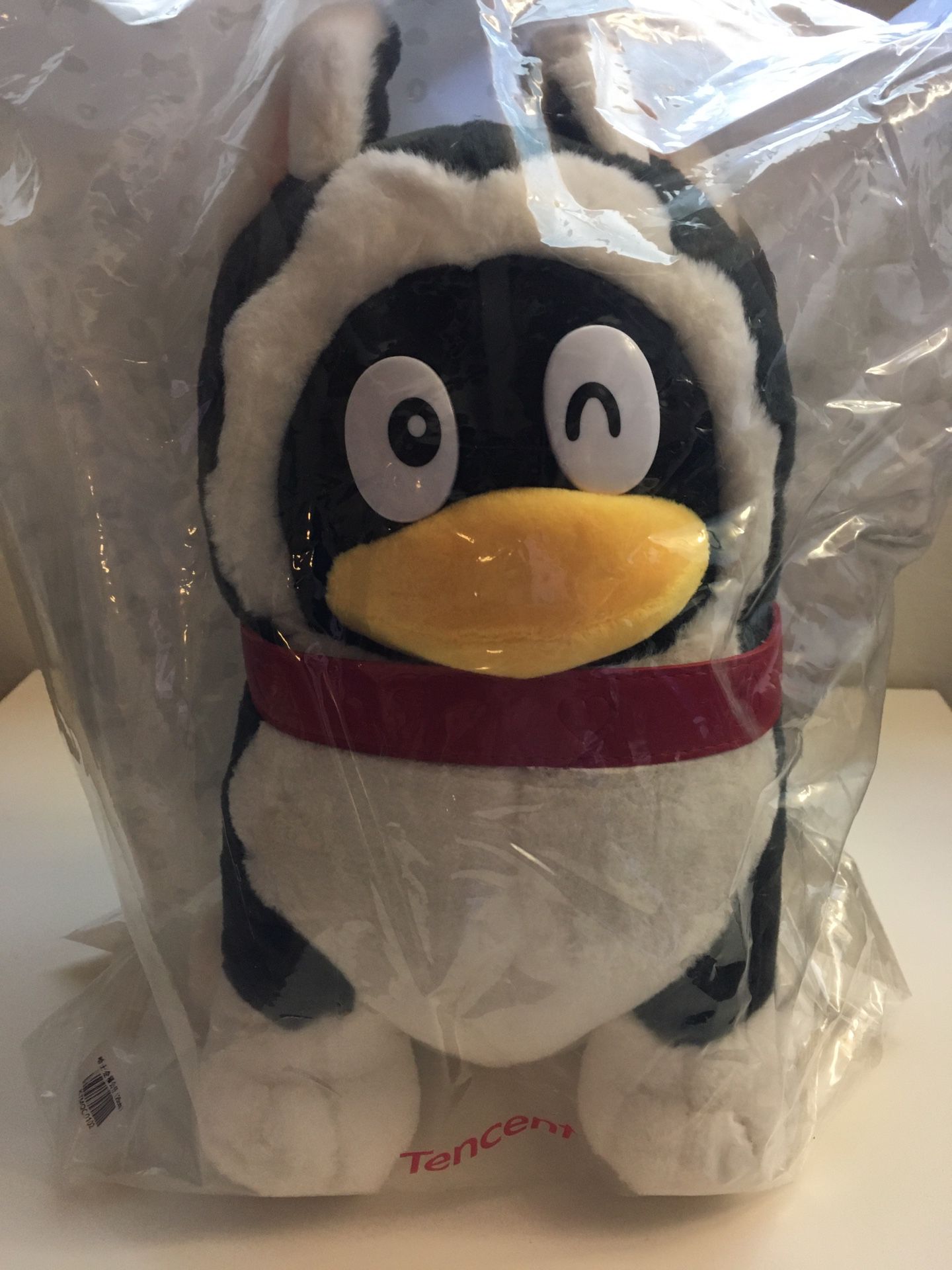 Stuffed Animal Penguin Tencent QQ