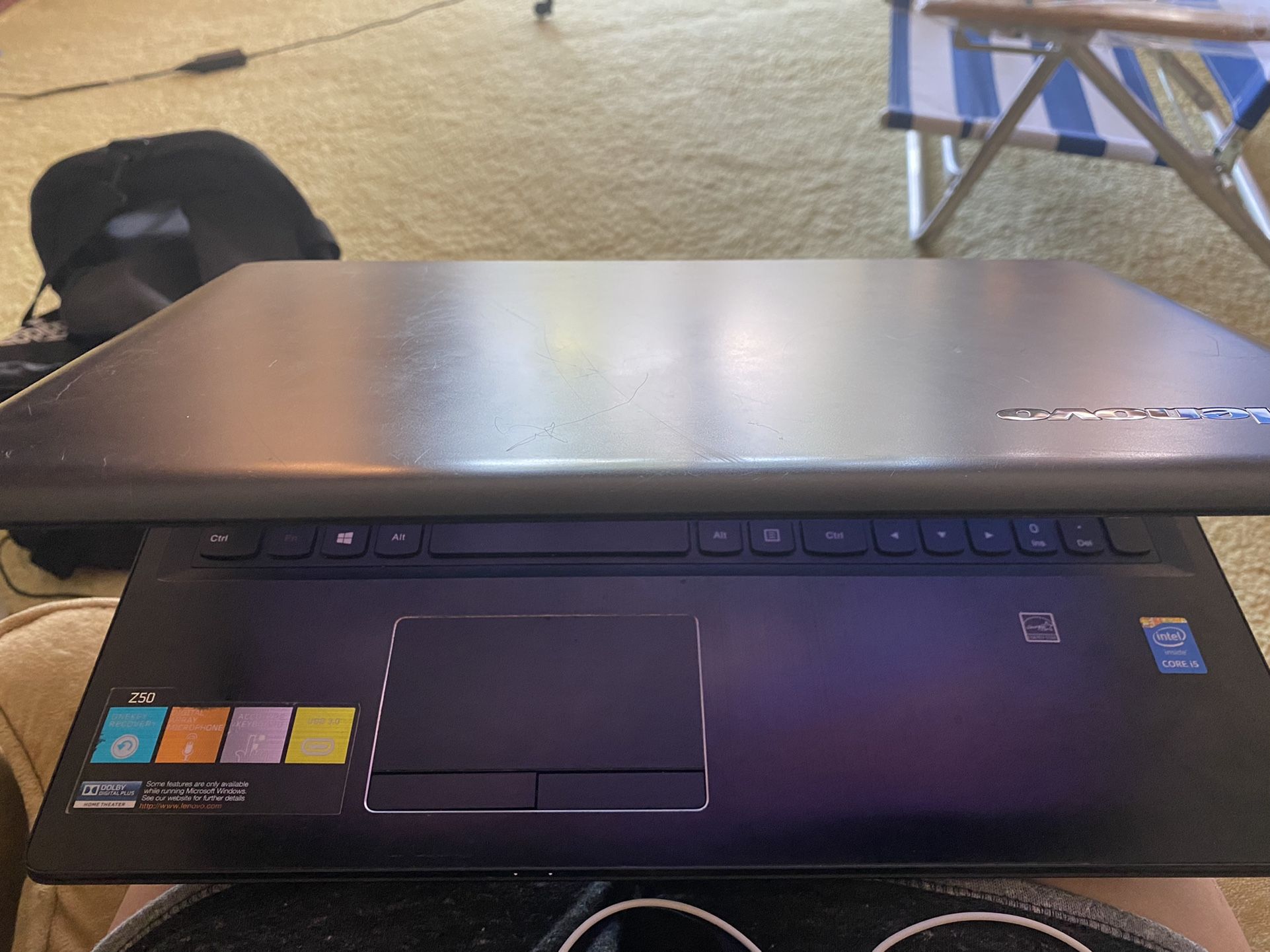 Lenovo Z50 Windows 10 Laptop - i5 - 1TB HDD - 8gb RAM - MINT