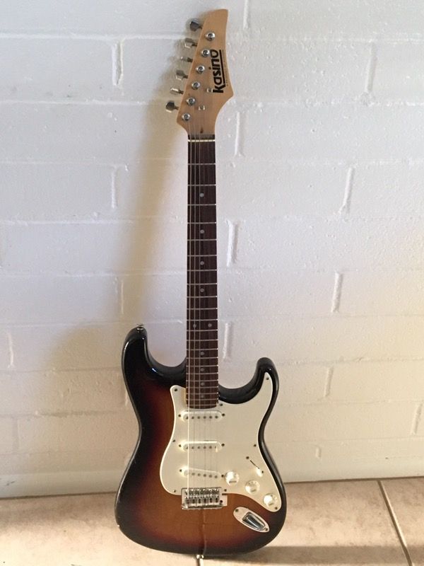 Kustom Kasino Starburst Electric Guitar Fender Strat COPY for Sale ...