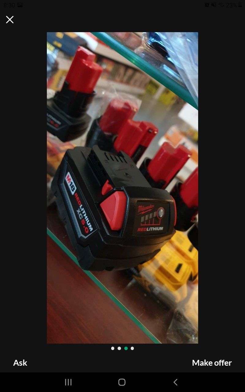 MILWAUKEE M18 BATTERY 5.0 AH