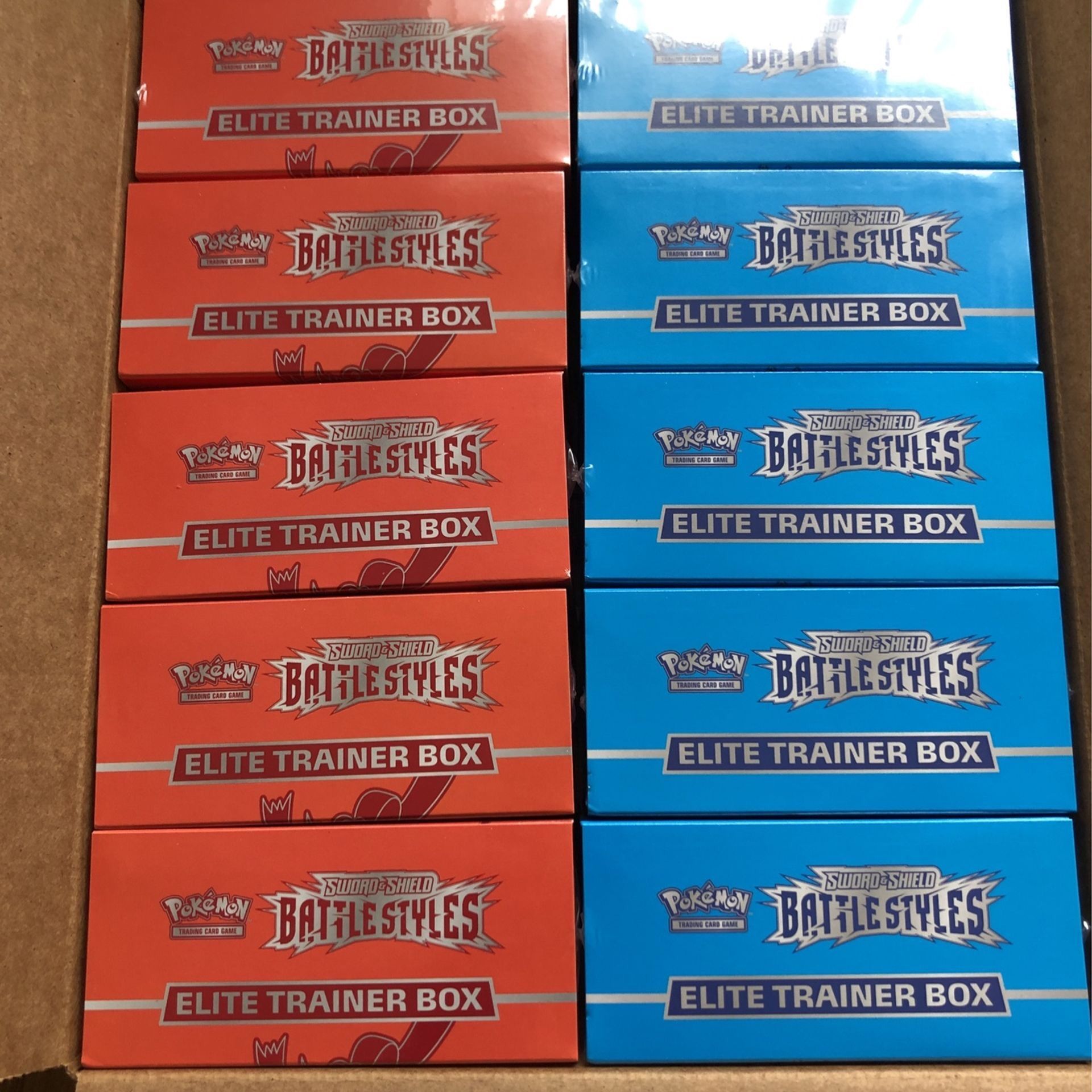 Pokemon Fusion Strike Booster Boxes Top Loaders & Battle Styles ETBs