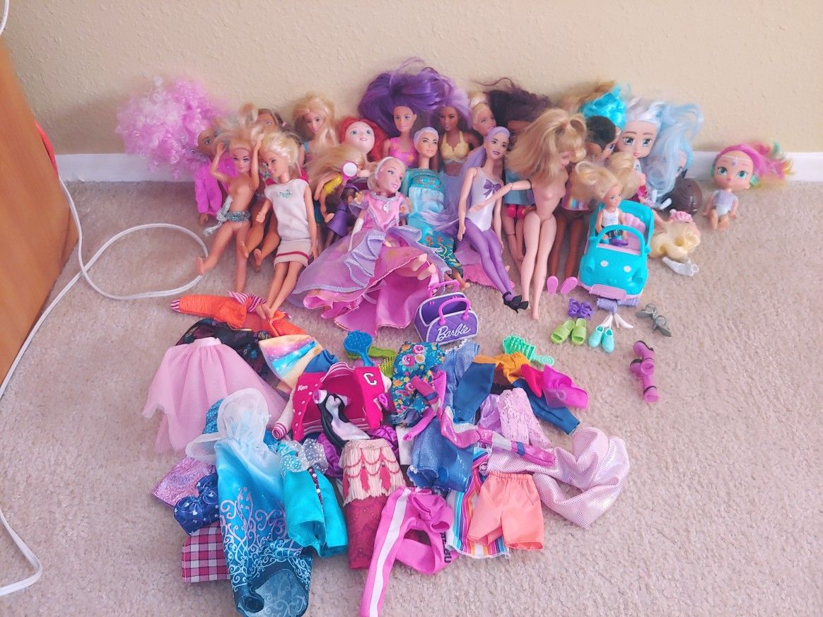 Barbie, Shimmer And Shine, LOL, JoJo, and Accessories
