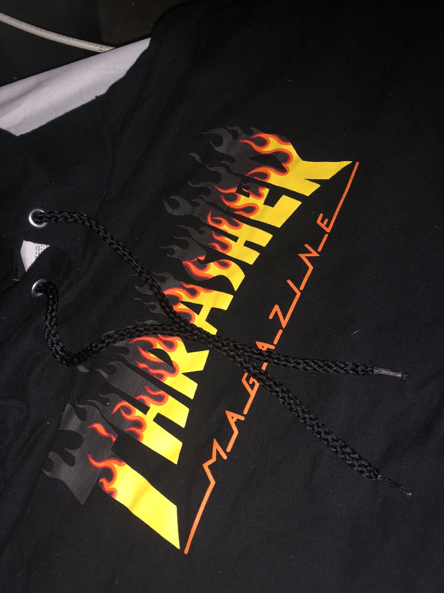 Thrasher fire hoodie