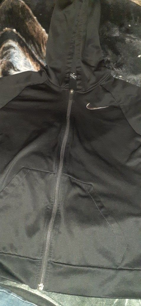 Nike Dri Fit Zip Up Hoodie Black Size S (Small)