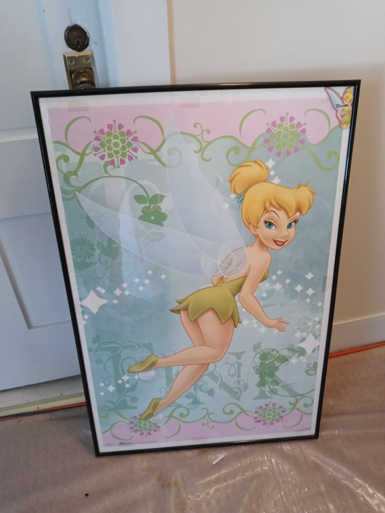 Tinker bell poster frame
