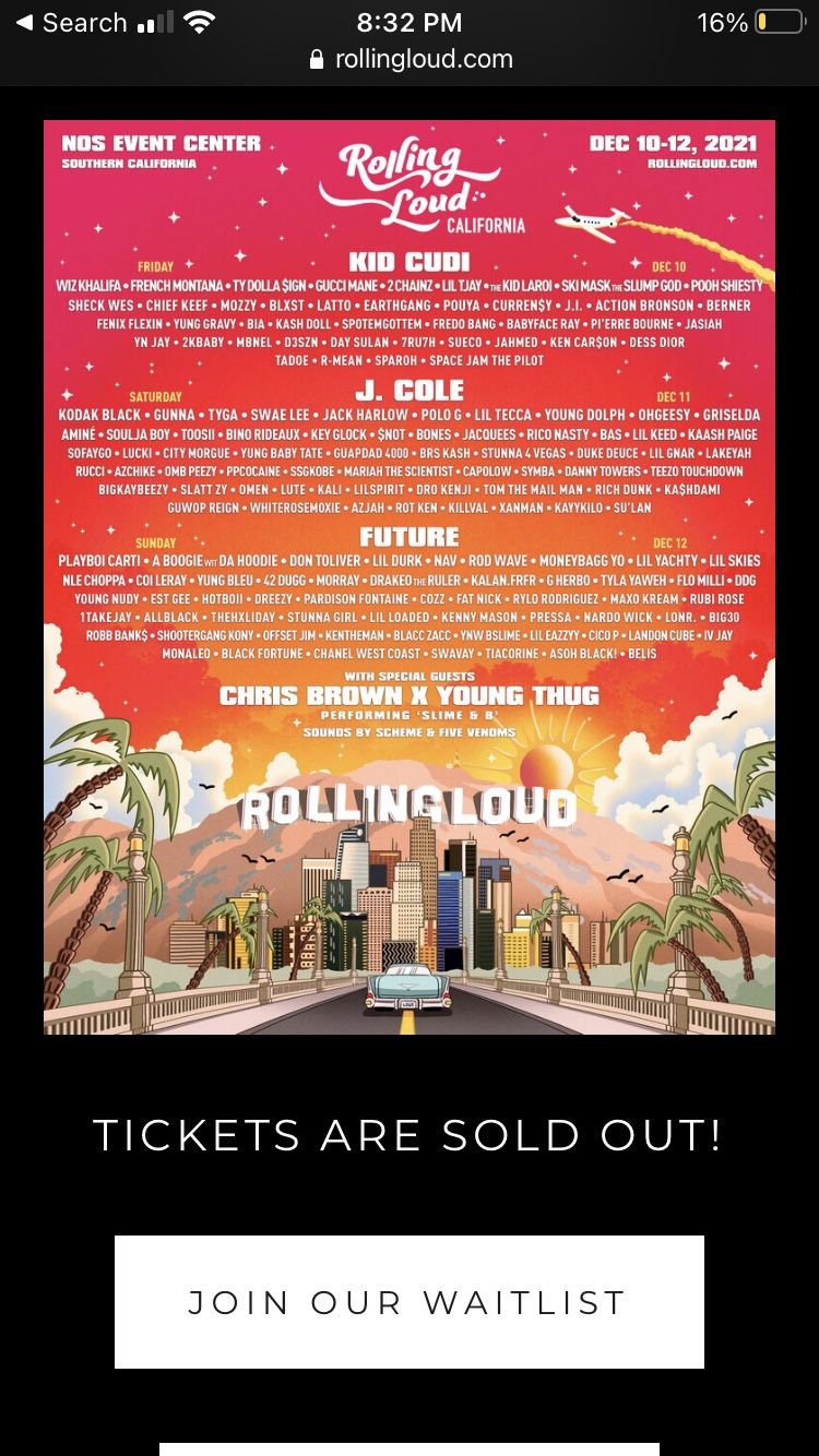 Rolling Loud Tickets