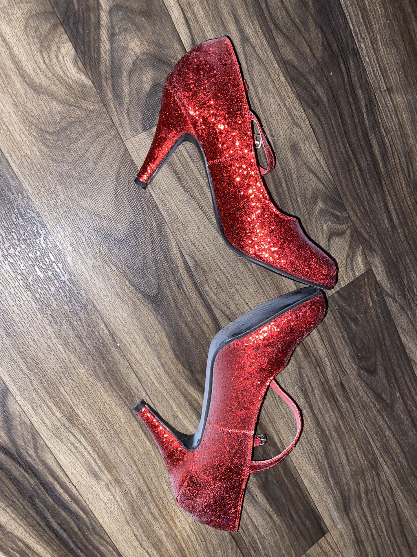 Sparkly Red Heels