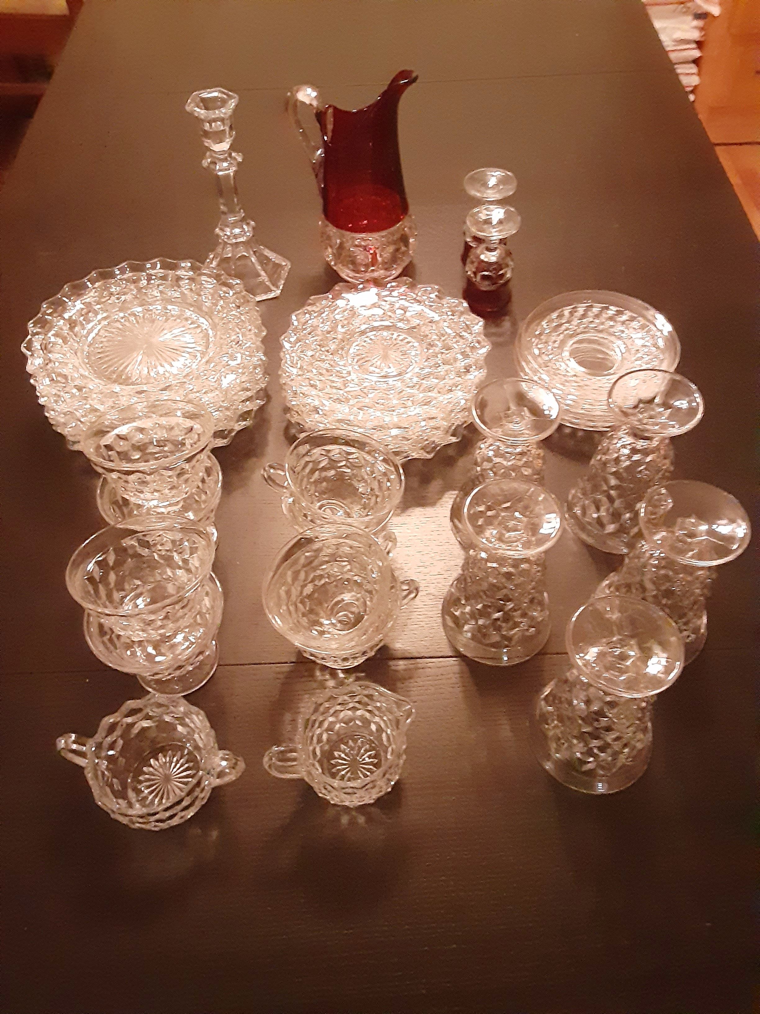 Crystal dish set