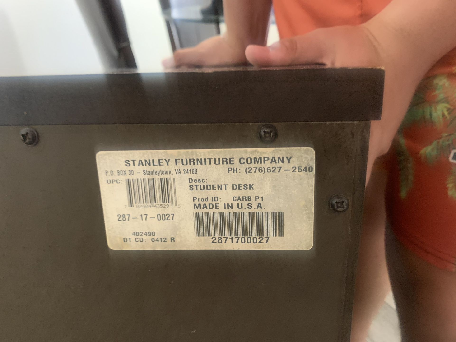 TLC NEEDED WOOD VENTAGE DESK WITH WOOD CHAIR