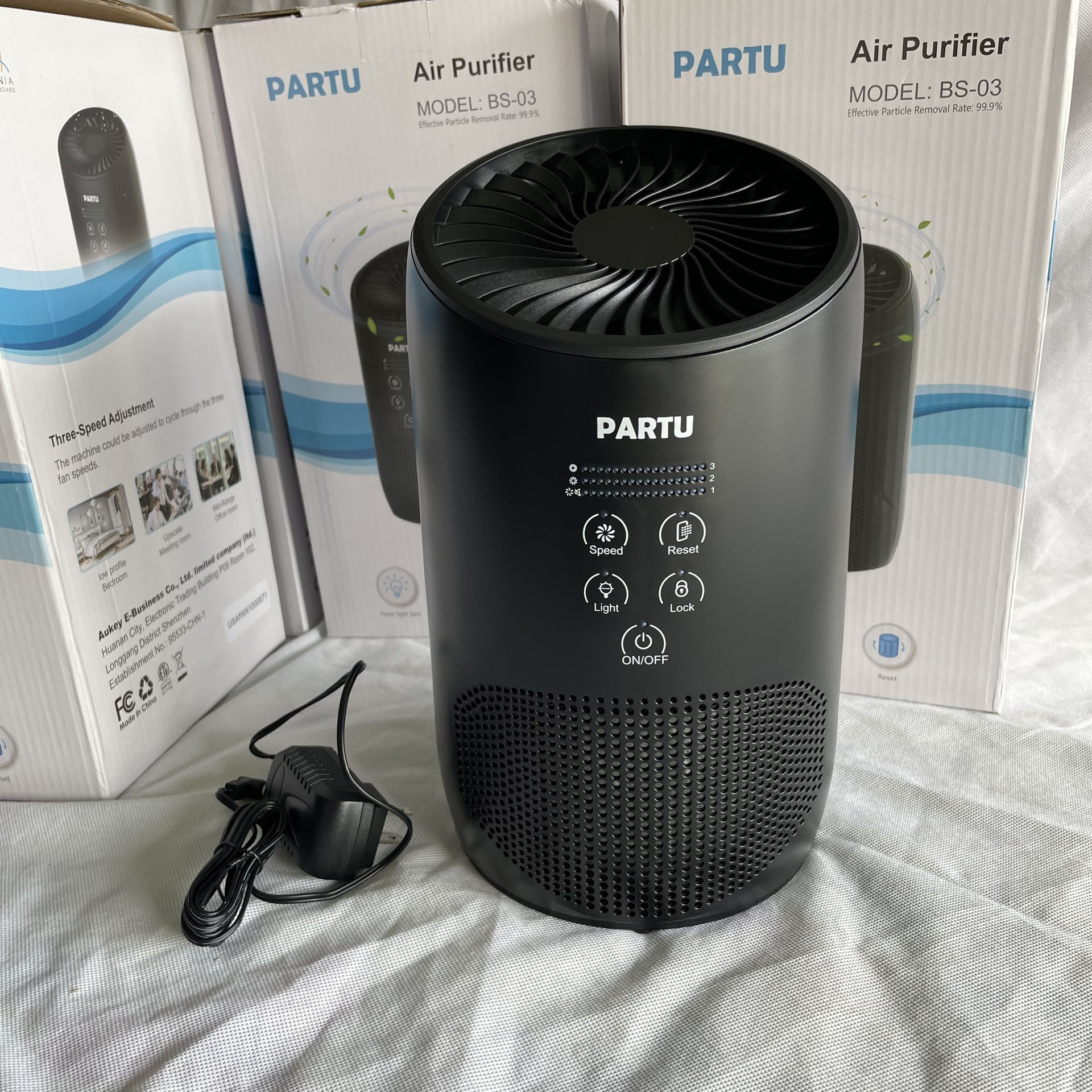New True Hepa Filter Air Purifier 3-stage 