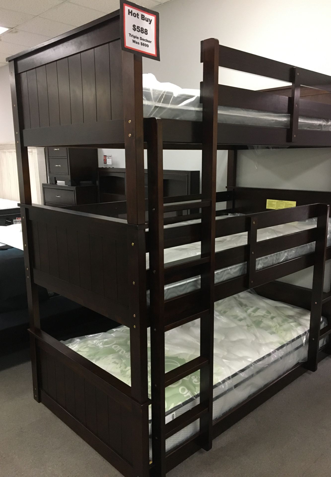 Triple Decker Bunk Bed!! Come Get You One Before It’s Gone!!