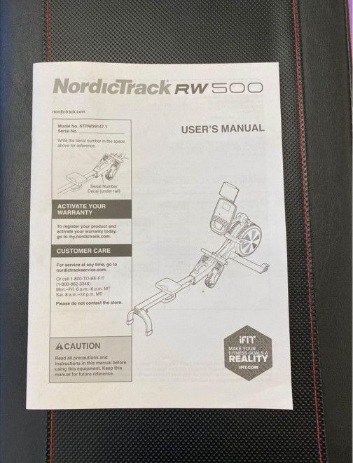 NordicTrack RW500 Rowing Machine