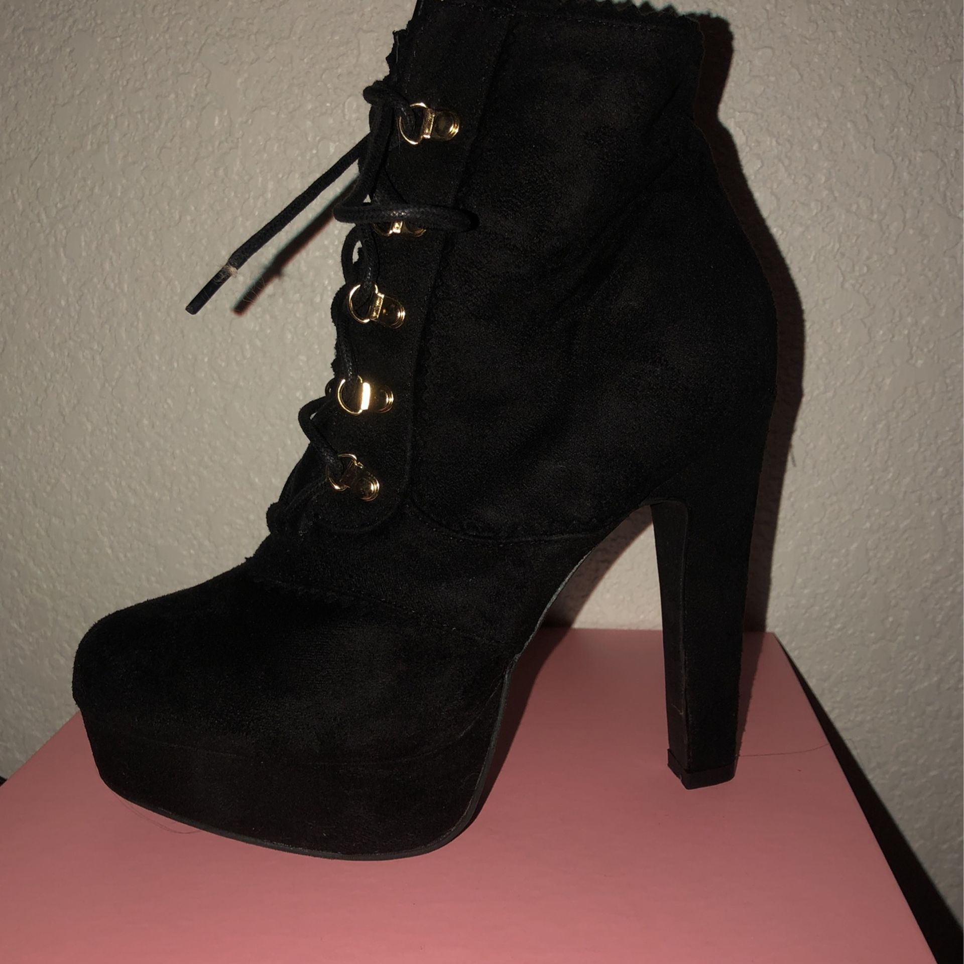 Black Booties Size 6