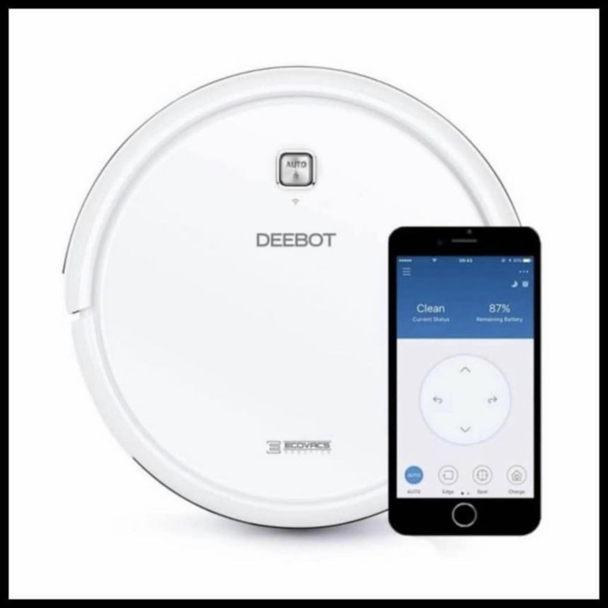 NEW Ecovacs Deebot N79 N79W Automatic Robot Vacuum with Smart App Carpet Hardwood. like roomba shark