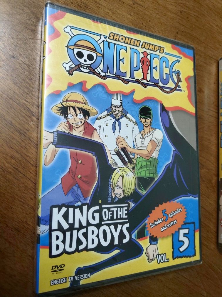 One Piece 4kids TV Dub Anime DVD Vol 5 & 6 BRAND NEW SEALED