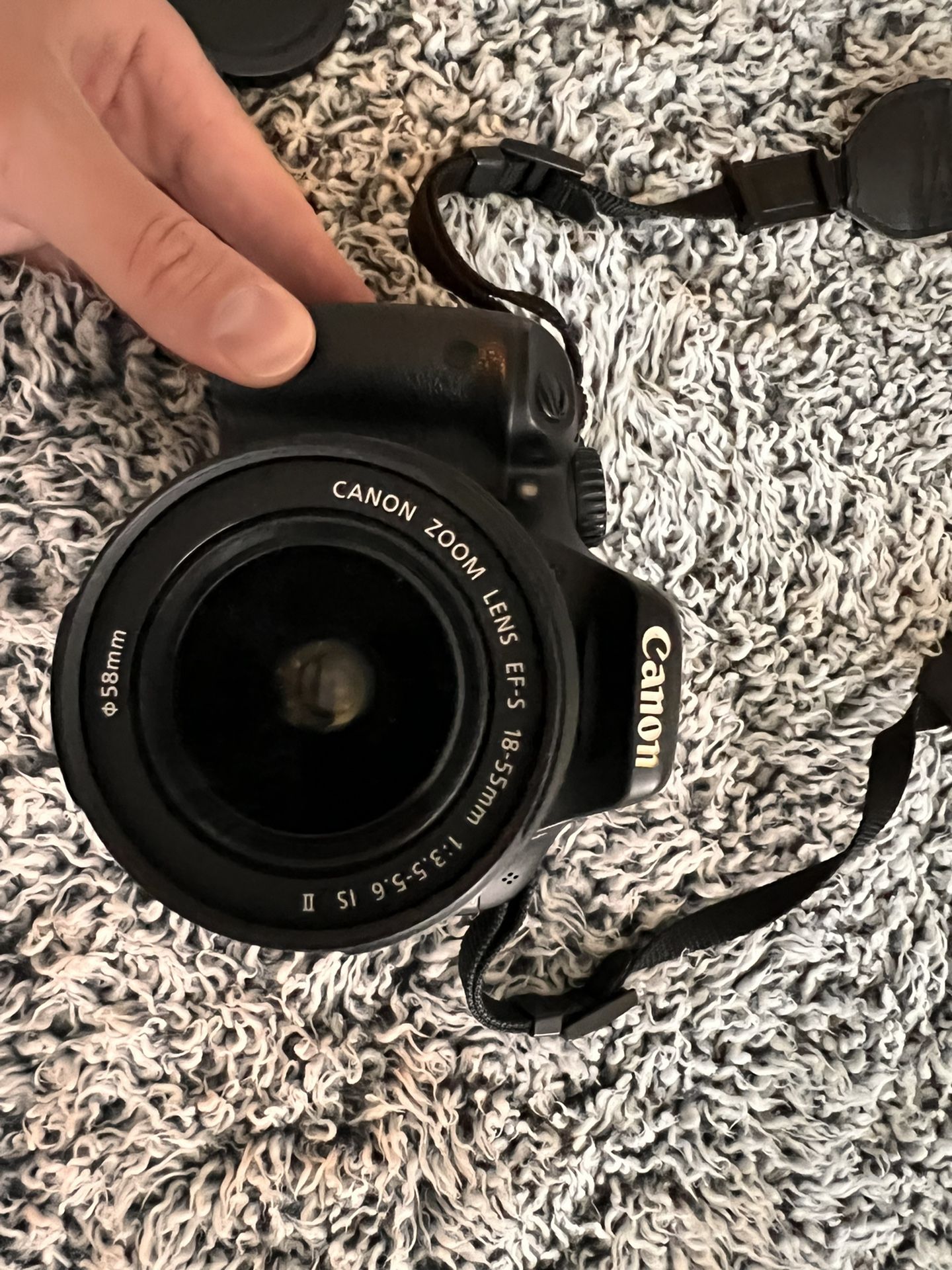 Canon Camera With Lens