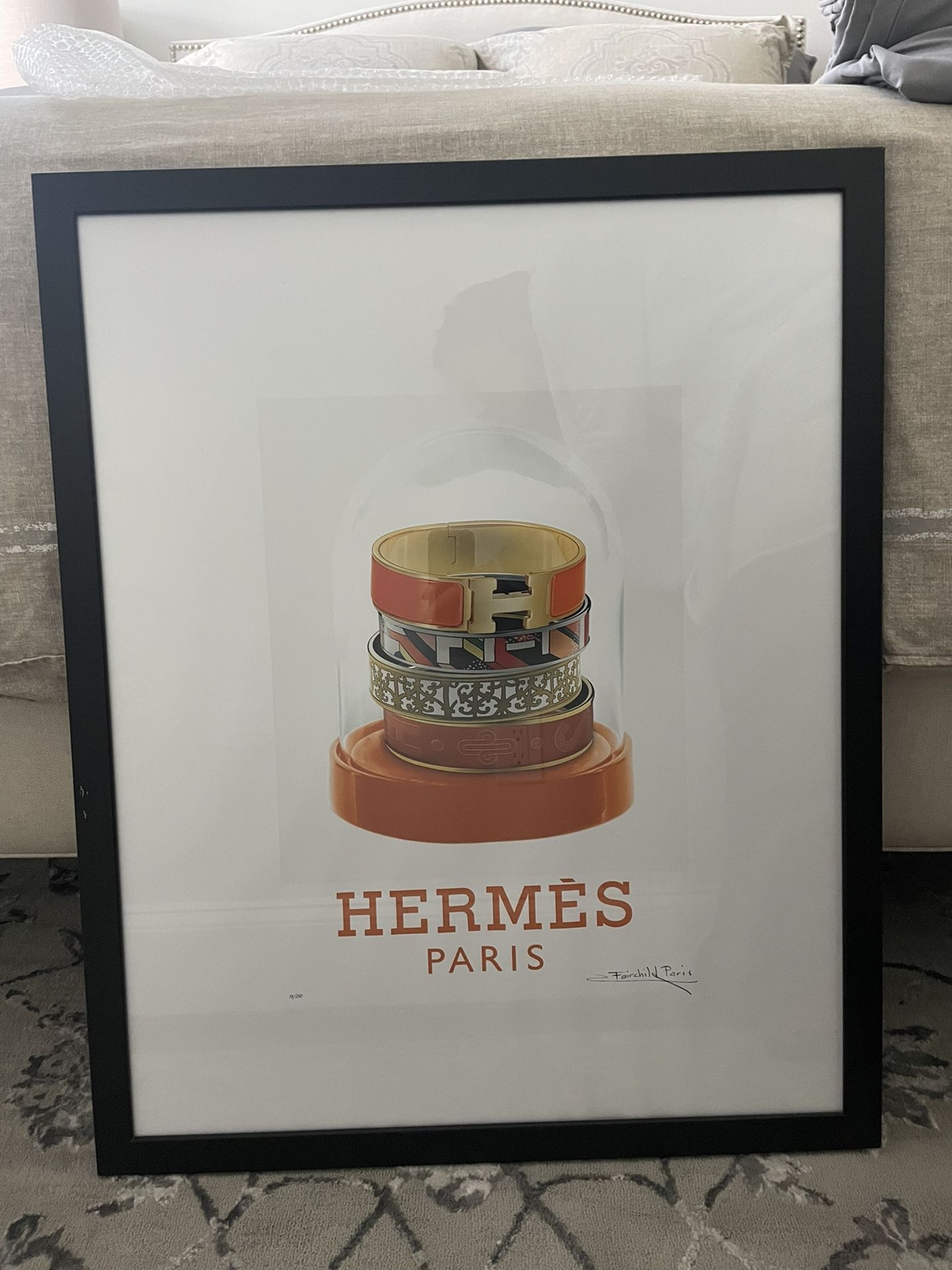 Hermes Fairchild Paris Framed Picture