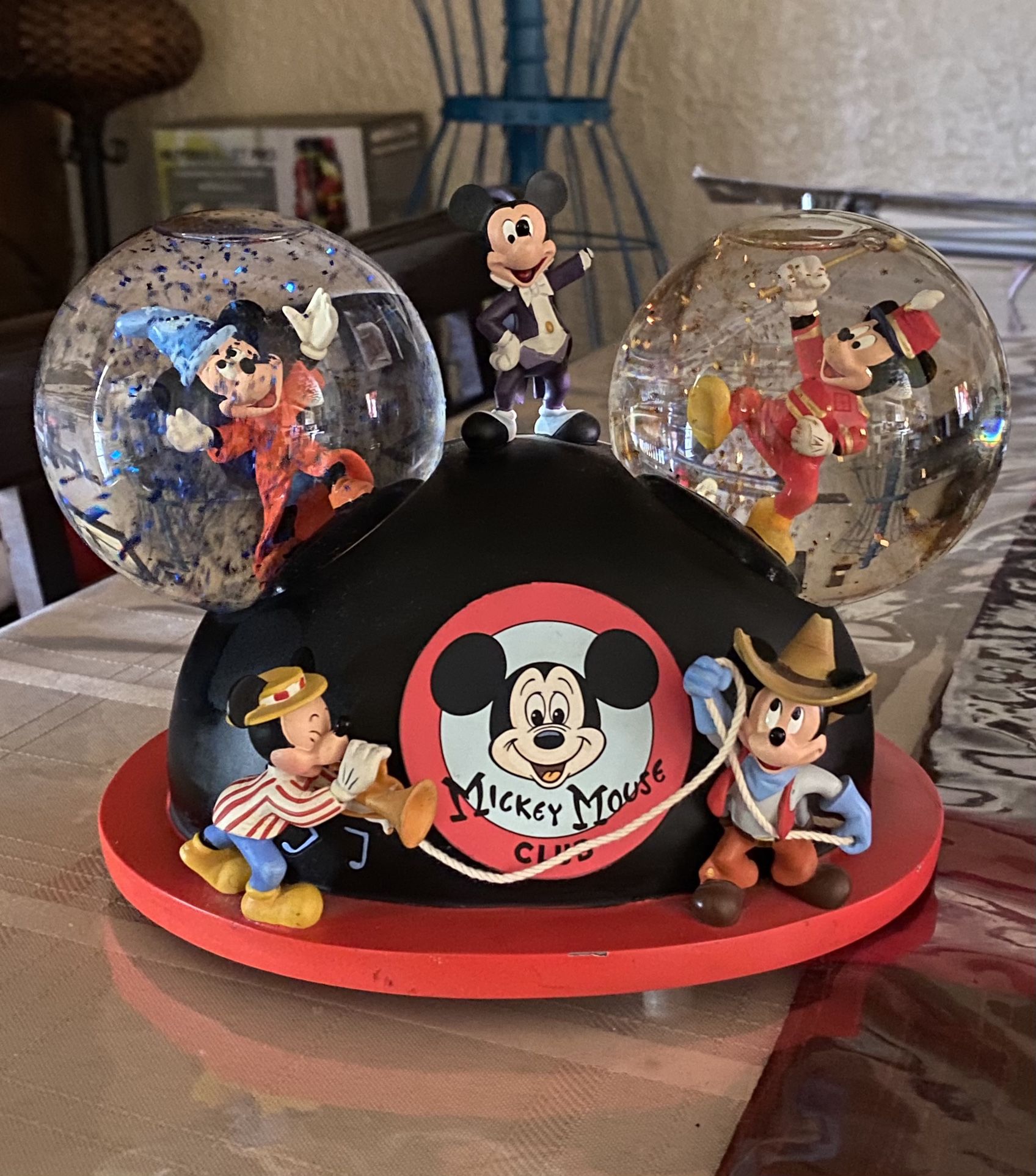 Mickey Mouse March Ears Musical Globe
