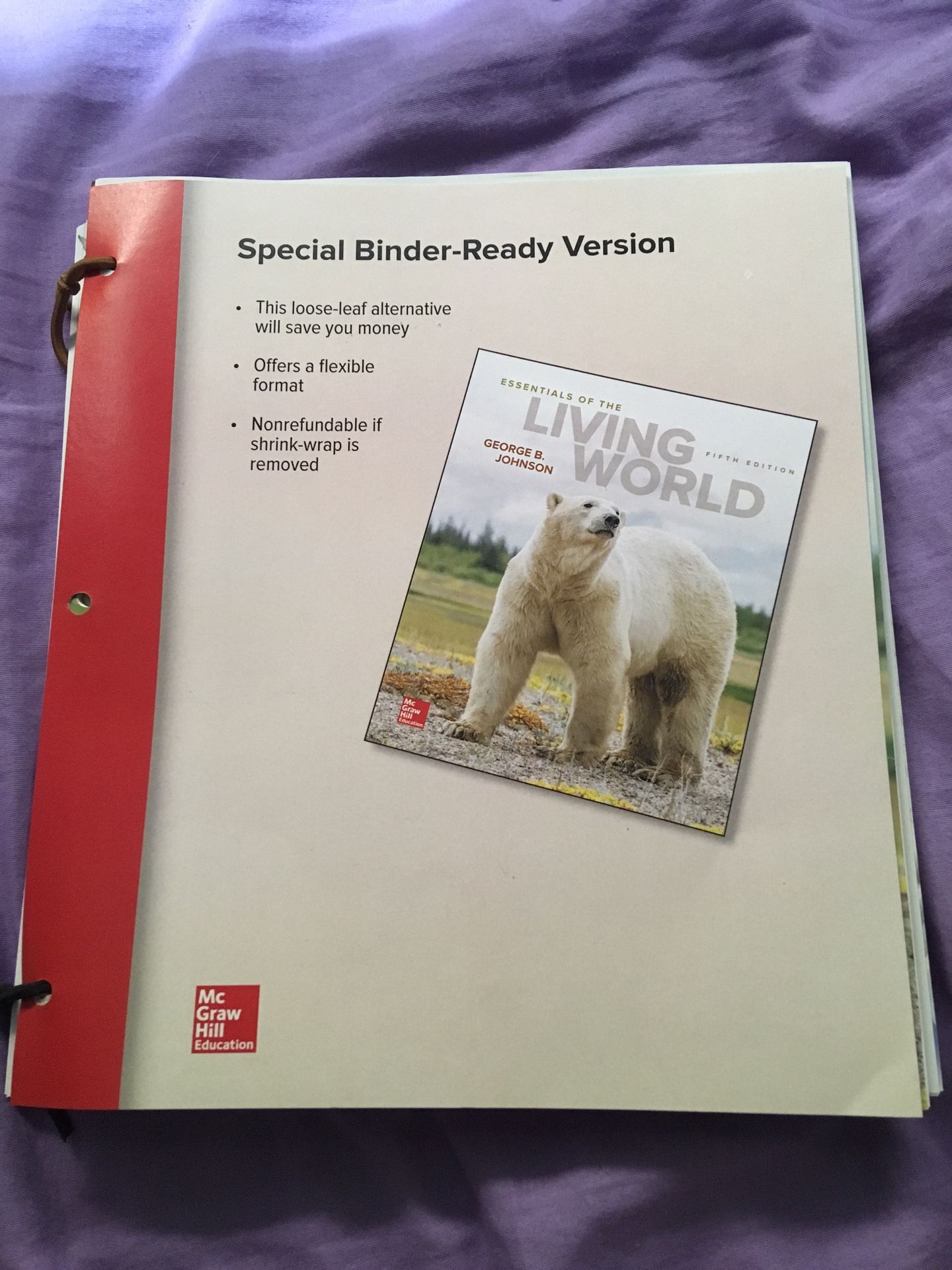 Biology 101 Textbook - Essentials of the Living World