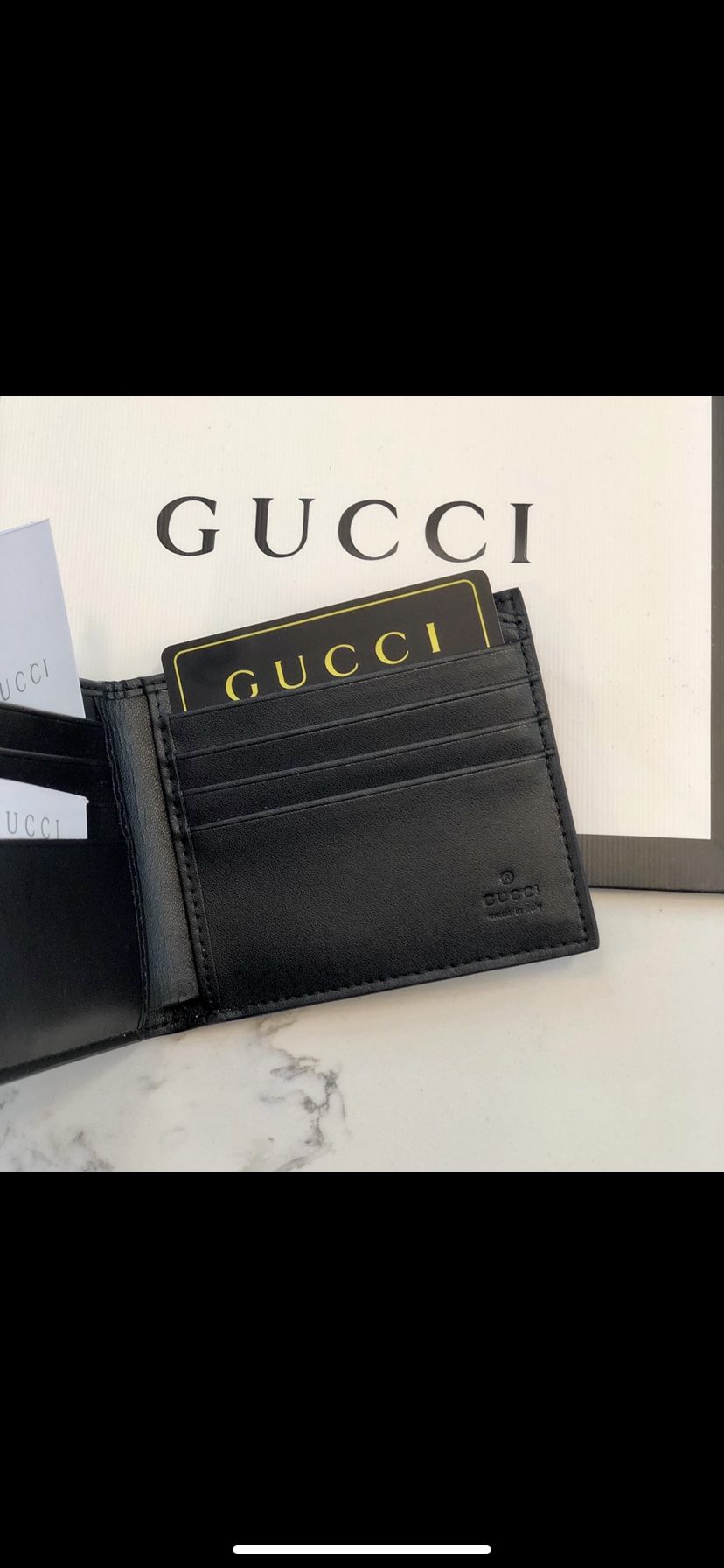 GG Supreme Tiger Print Wallet