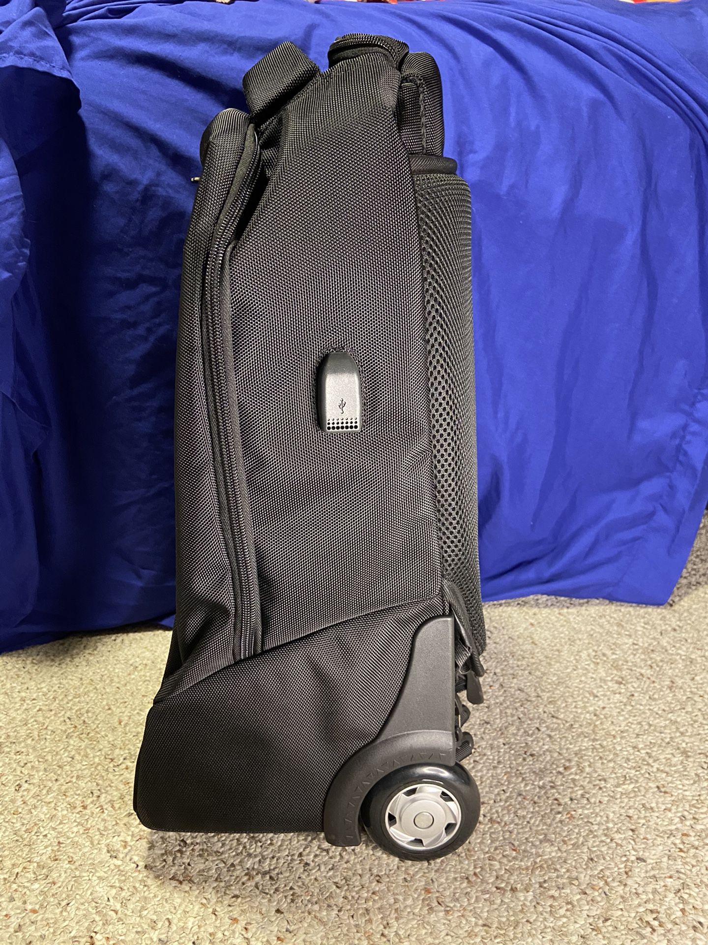 Rollable Backpack With Usb Charging Port
