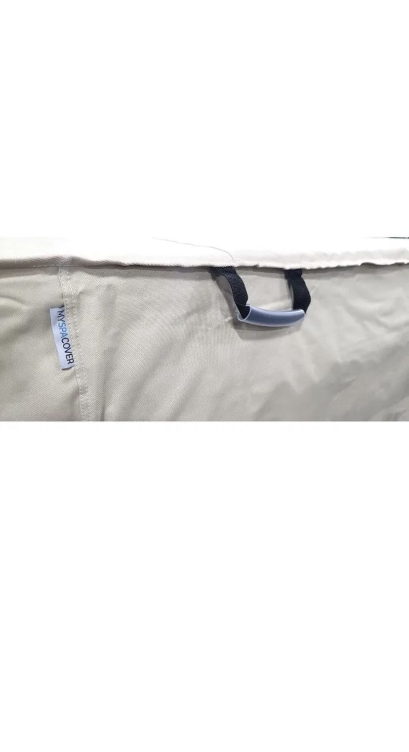 Polyester Outdoor tub cover cap, Hot Tub Protector, Grey Color 95x95x20