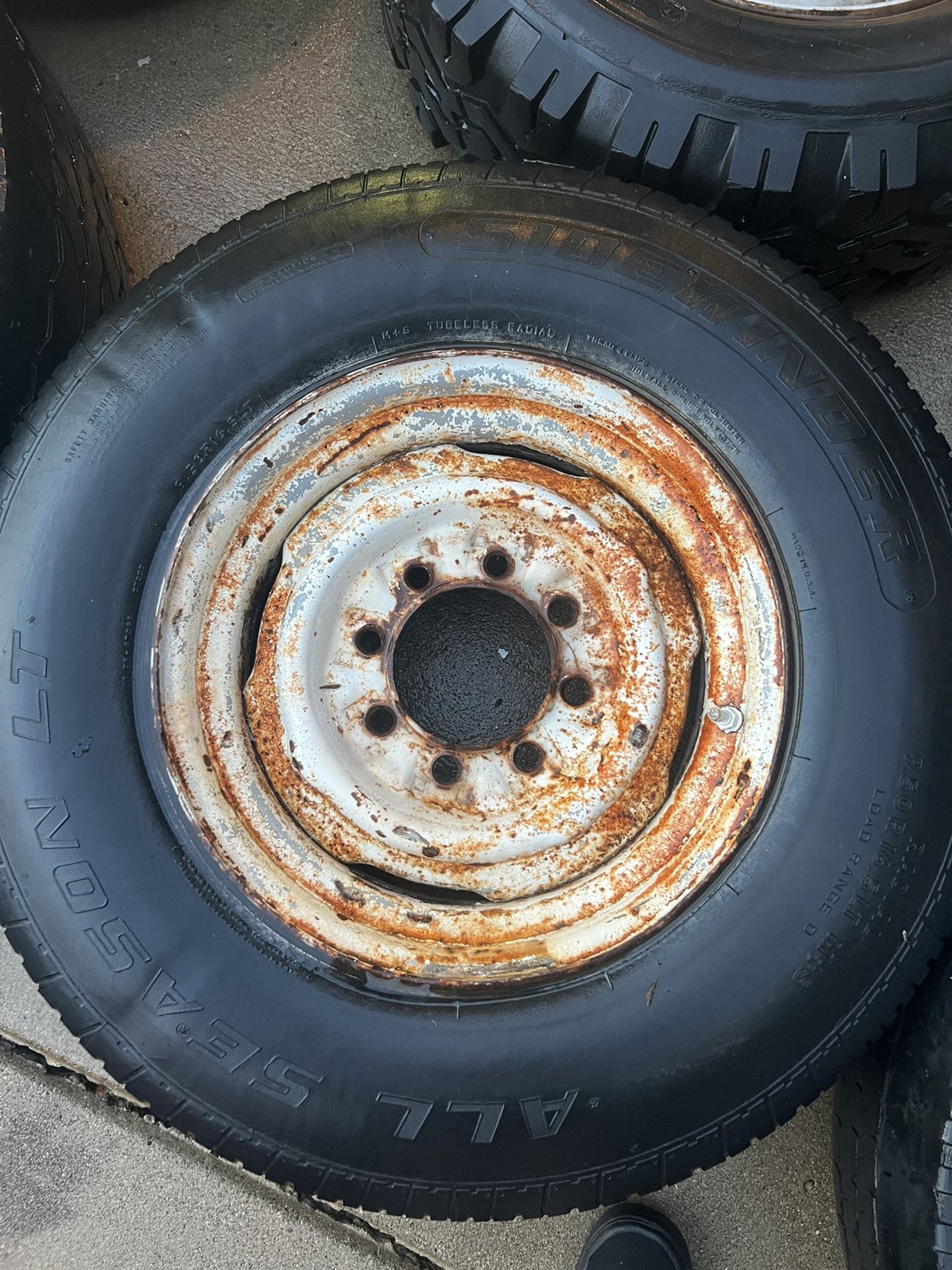 16” Steel Wheels & Tires (8x6.5)