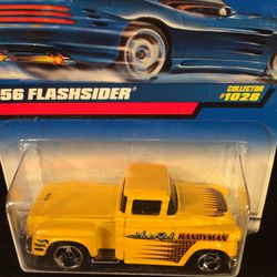 Hot Wheels ‘56 Flashsider Yellow 3 Spoke Variation Thumbnail