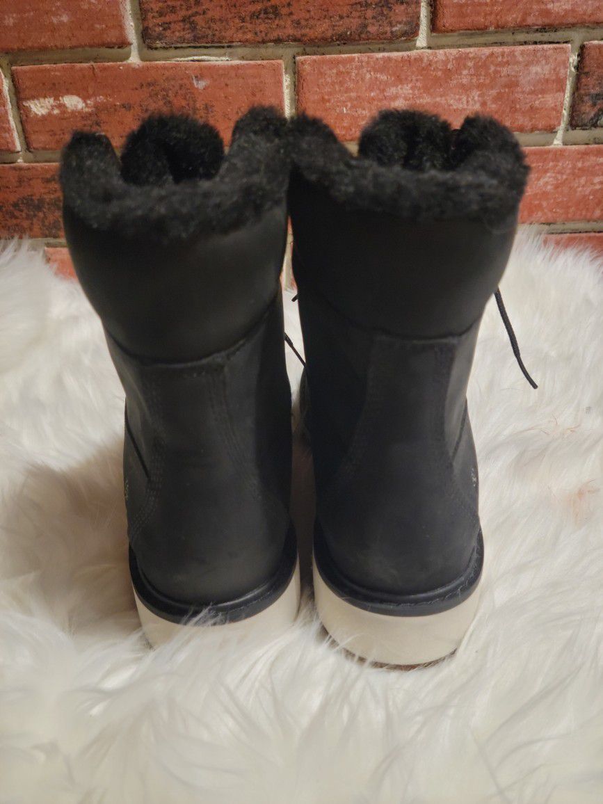 Timberland Lucia Waterproof Faux Fur Lined Leather Boot 10