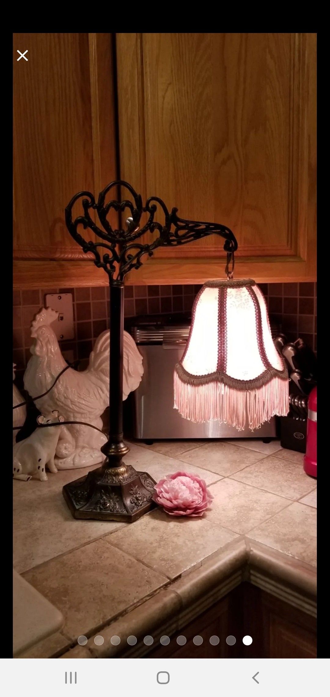 Vintage Victorian Lamp