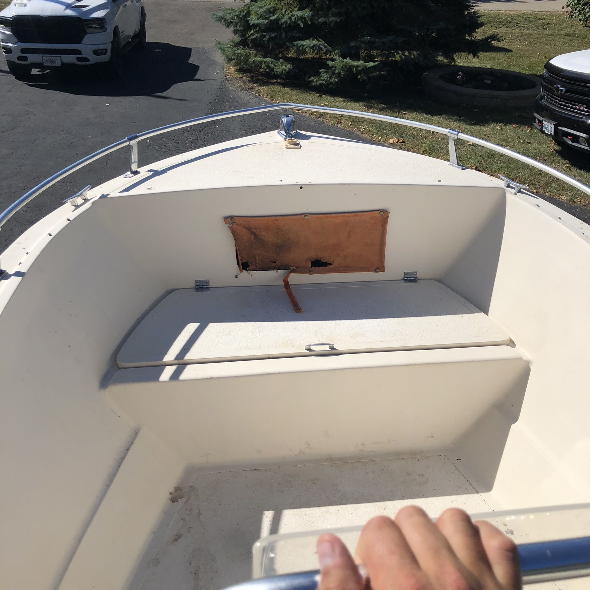 1976 Steury 18ft Center Console Fiberglass Boat For Sale In Lake Villa 