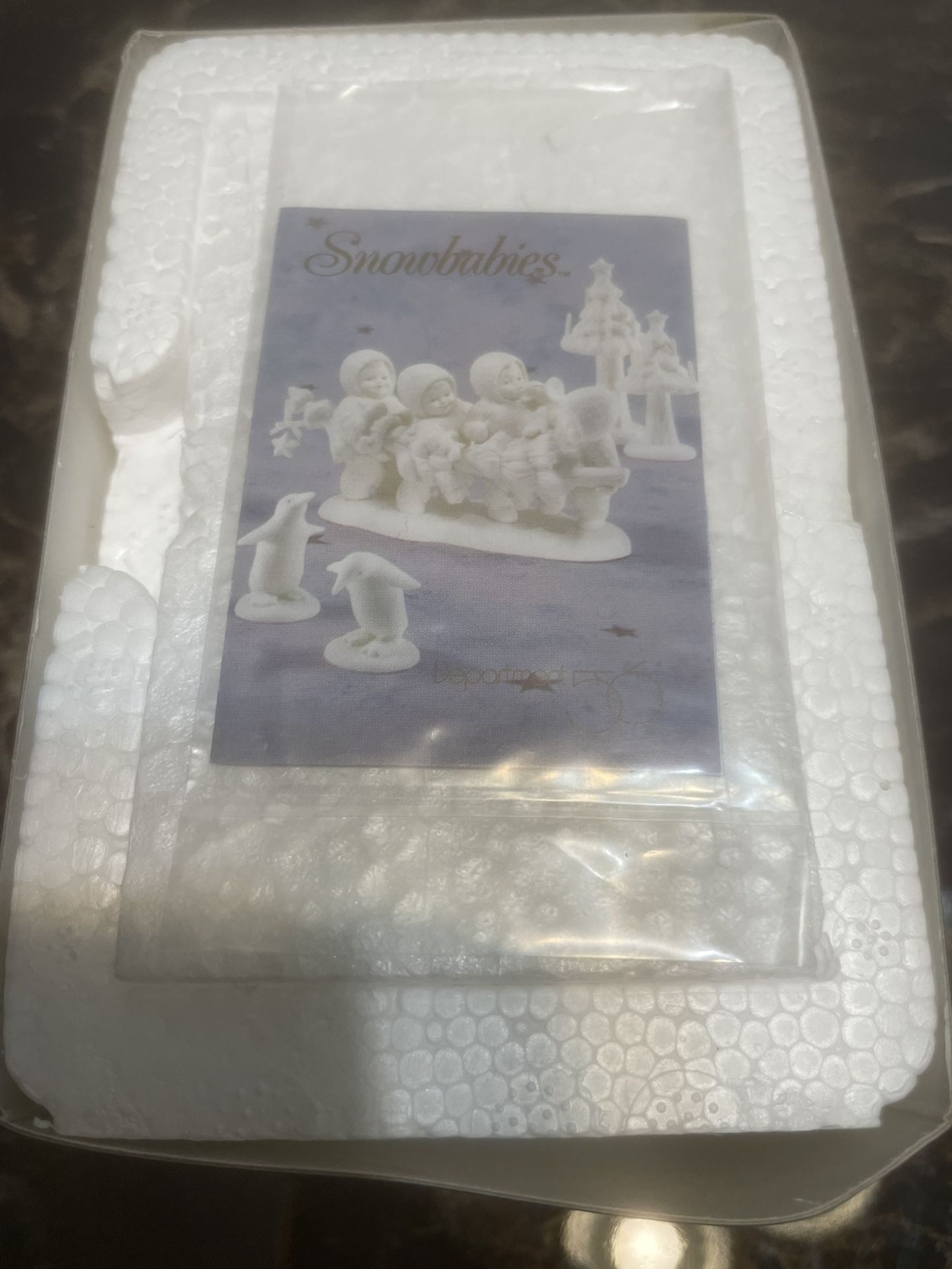 Snowbabies Vintage “Be An Artist” Ornament 2000