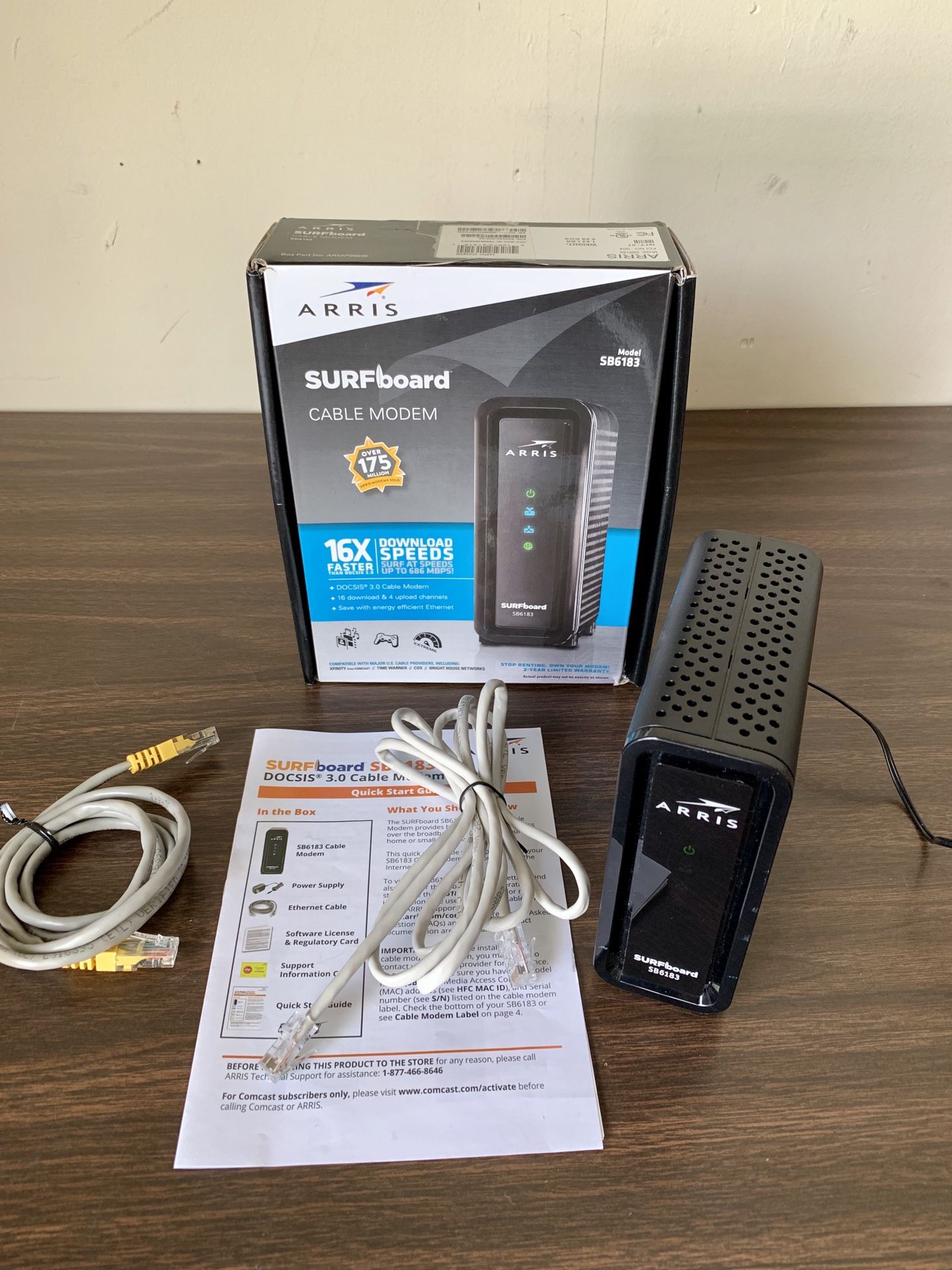 Arris Surfboard Sb6183 16X4 Cable Modem – UDNWIY