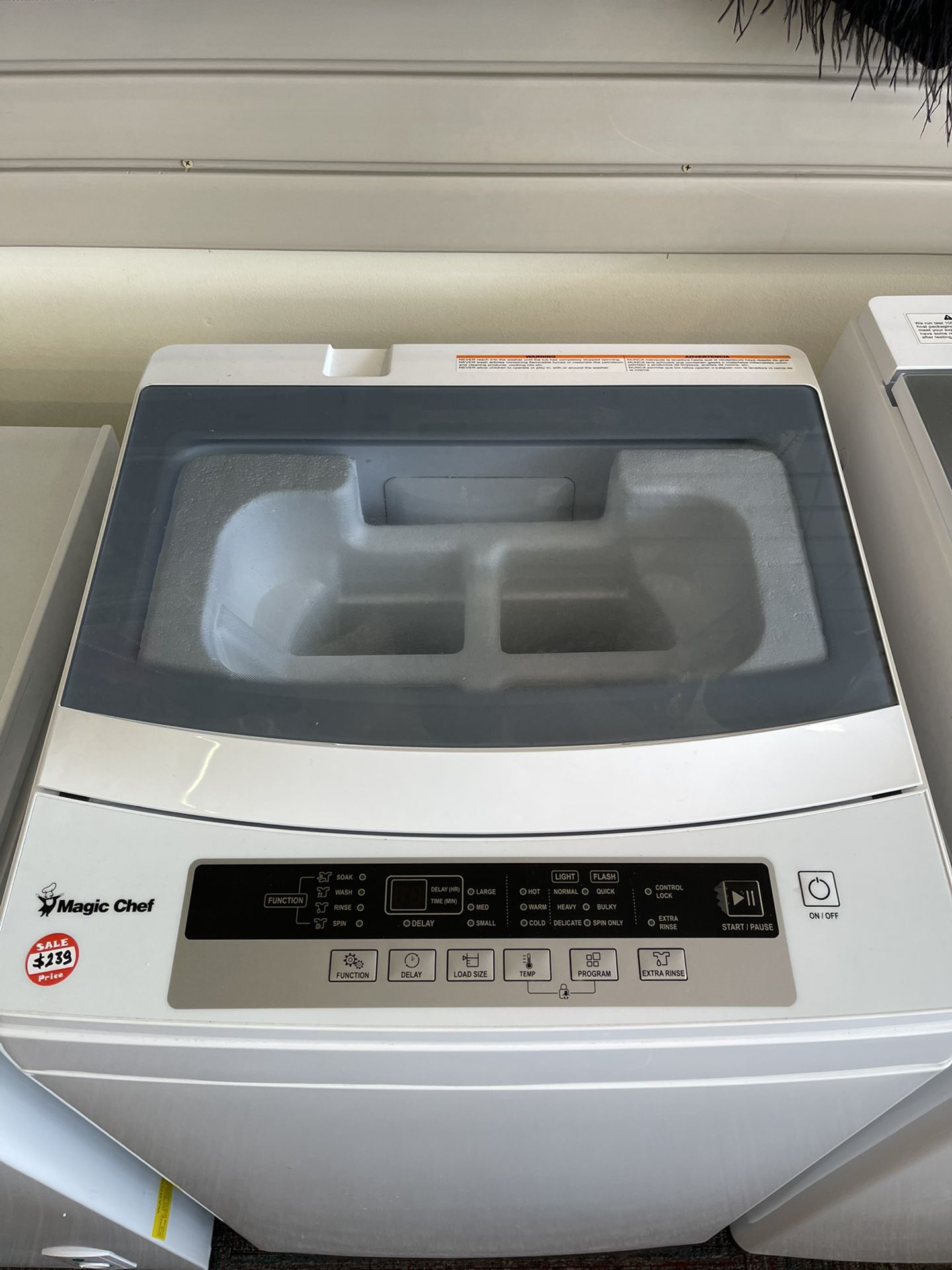 🍁Brand New🍁 Magic Chef 1.6 Cu.ft. Topload Compact Washer, White